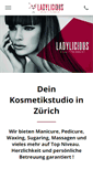 Mobile Screenshot of ladylicious.ch