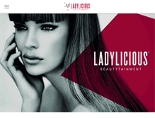 Tablet Screenshot of ladylicious.ch